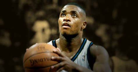 Nick Anderson at the free-throw line